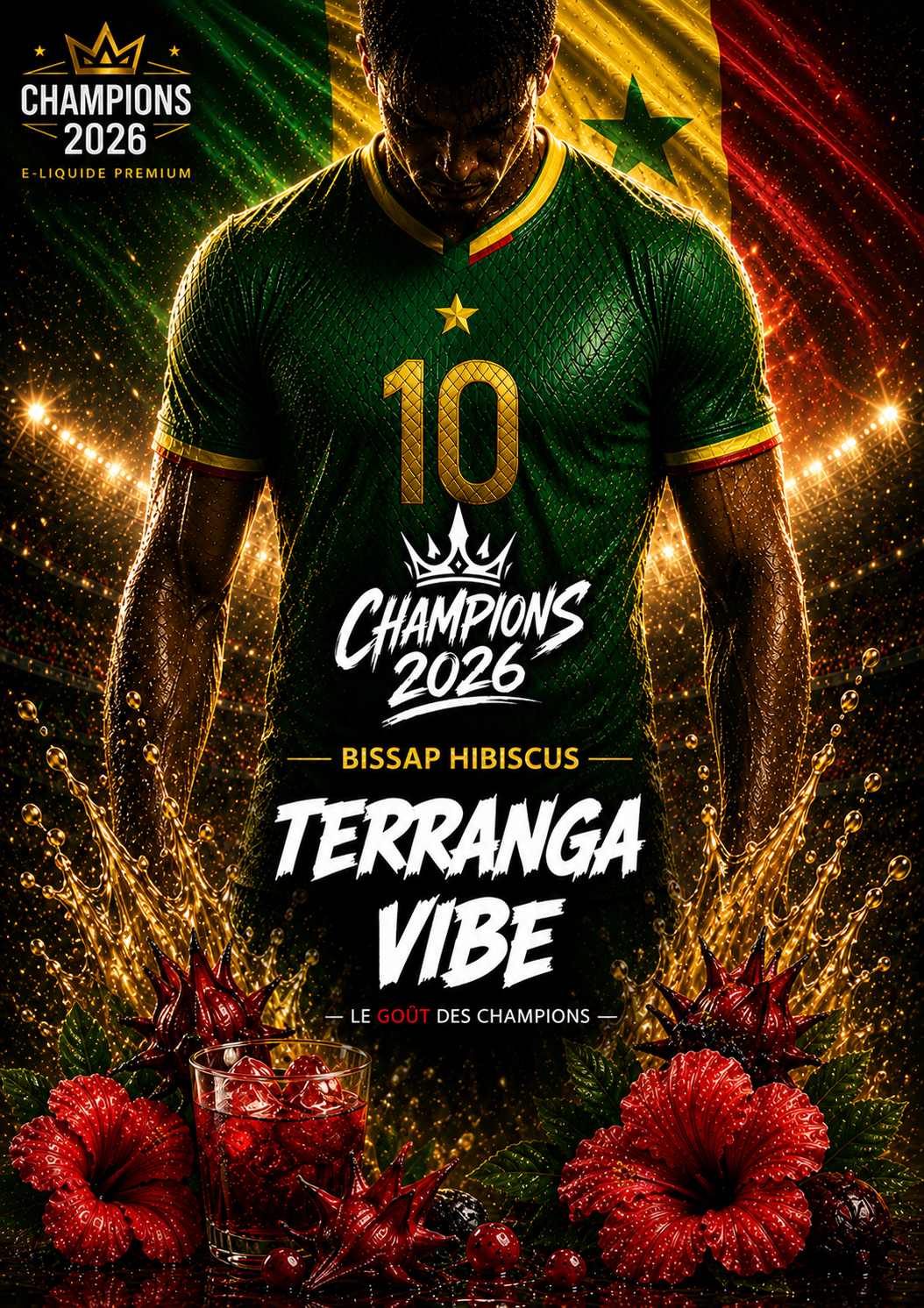 E-liquide 50 ml Terranga Vibe  - Champions2026