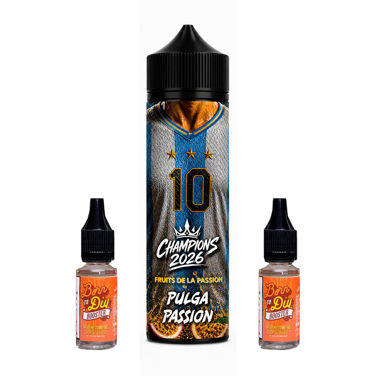 E-liquide 50 ml Pulga Passion - Champions2026