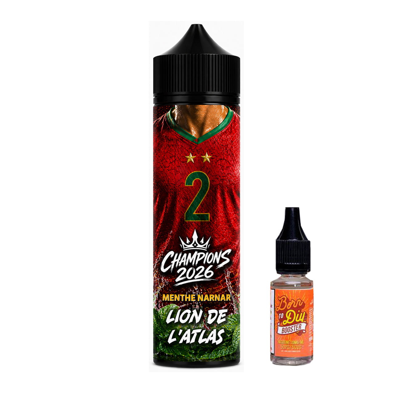 E-liquide 50 ml Lion de l'Atlas - Champions2026
