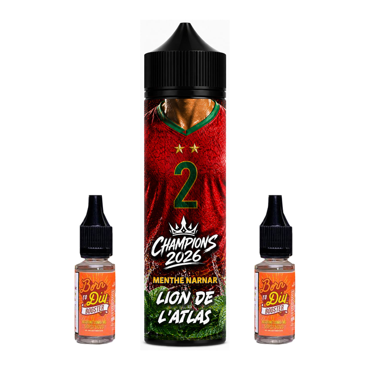 E-liquide 50 ml Lion de l'Atlas - Champions2026